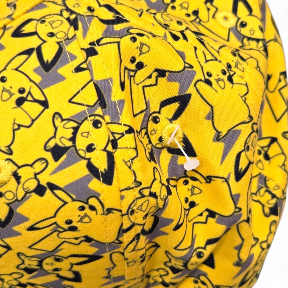 Pokemon Youth Size Yellow and Black Pikachu Snapback Cap NEW OSFM - Picture 5 of 7